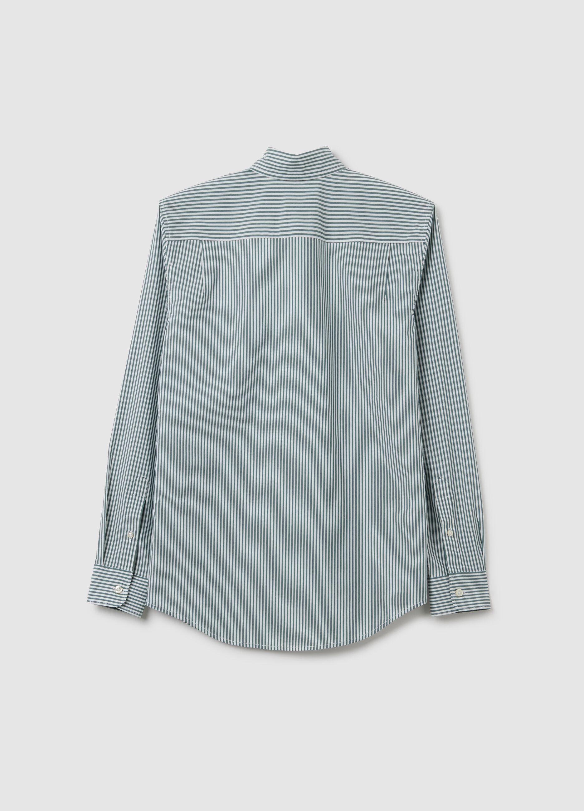 Camicia regular fit in popeline a righe Coolmax®_2