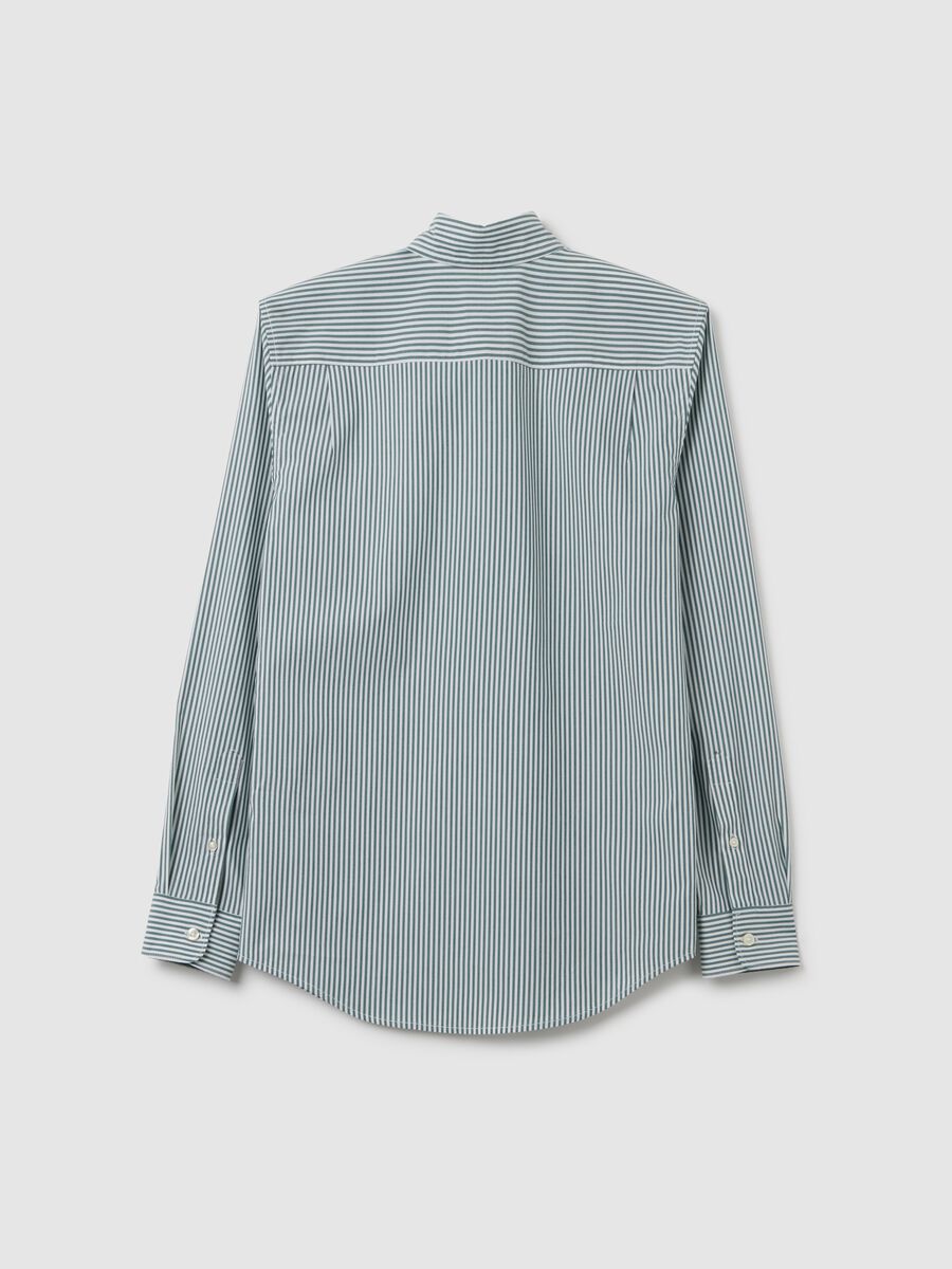 Camicia regular fit in popeline a righe Coolmax® Uomo_2