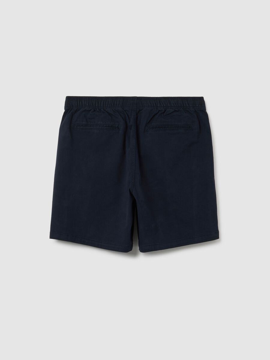 Stretch cotton Bermuda joggers Man_2
