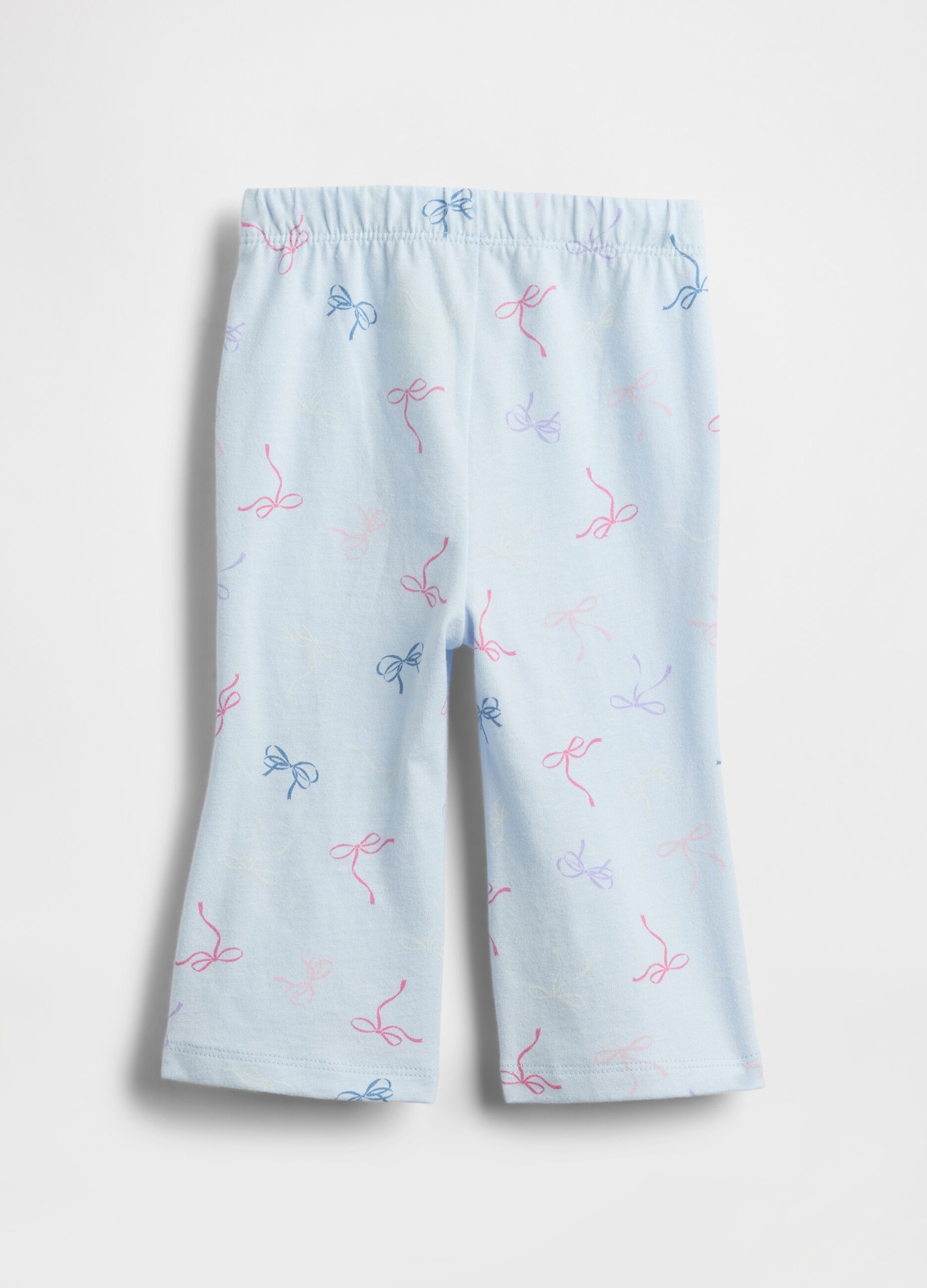 Pantaloni azzurri in cotone per neonati