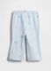 Pantaloni azzurri in cotone per neonati_1