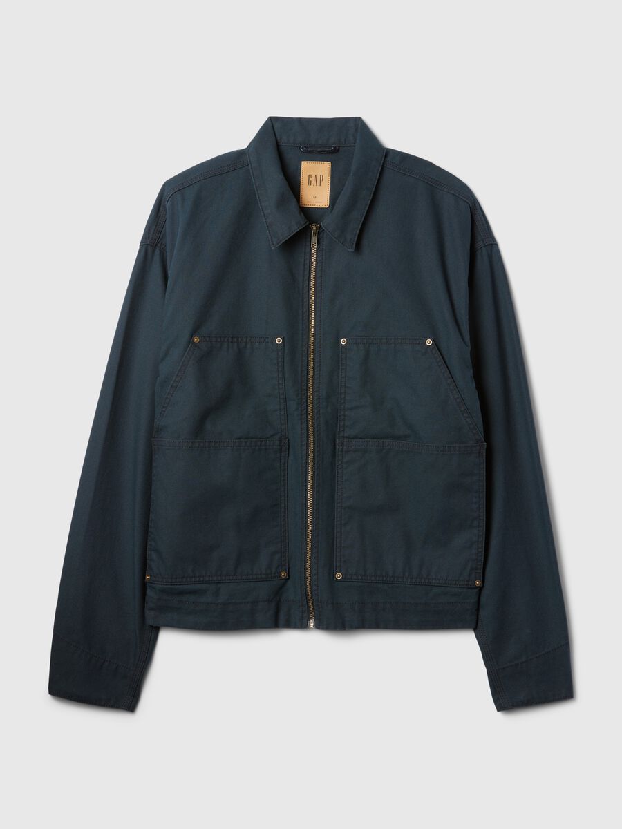 Carpenter jacket in denim Man_3