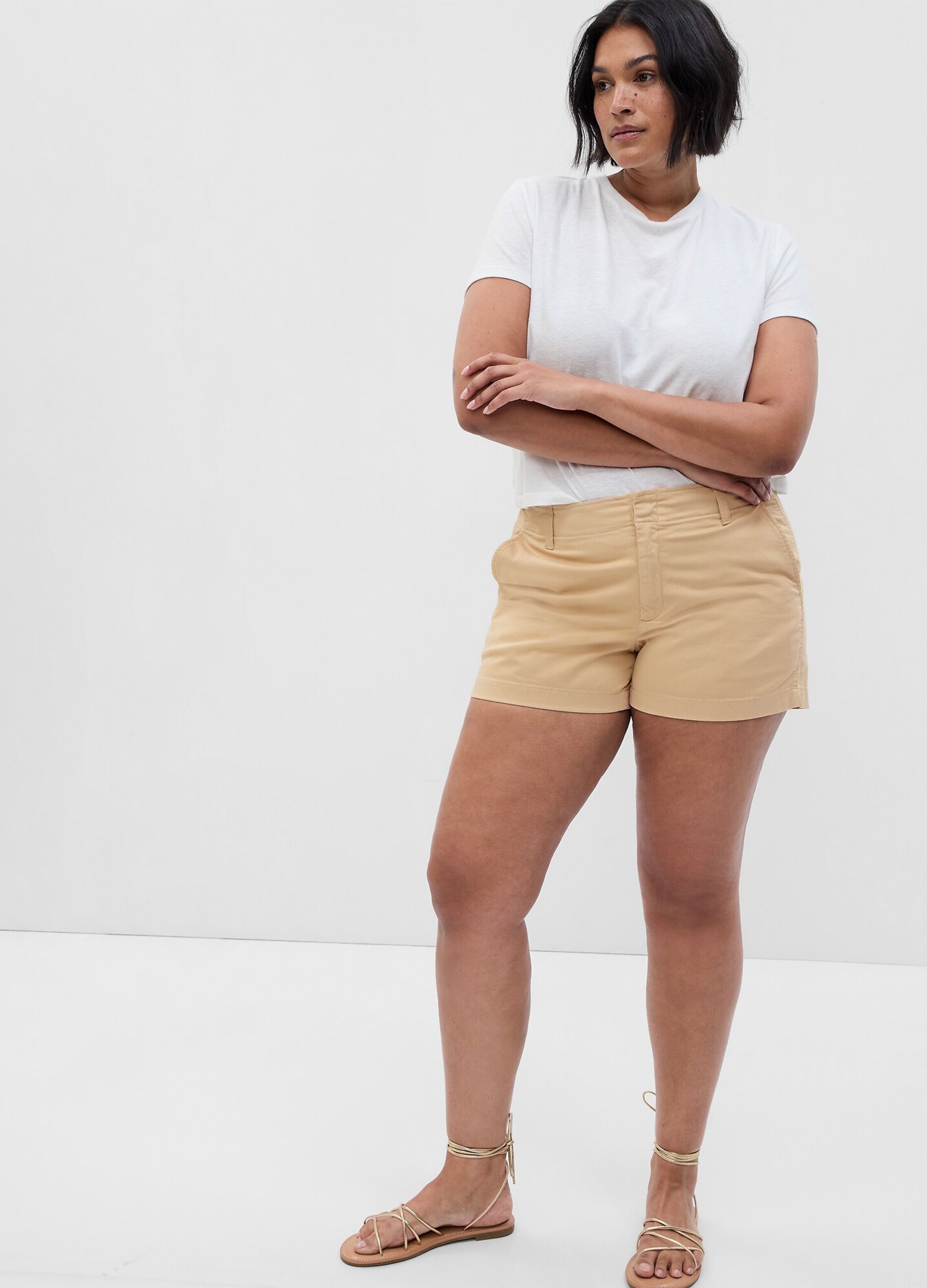 Shorts in stretch cotton_3
