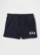 Shorts in misto cotone con logo GAP_0
