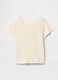 White cotton short sleeve T-shirt GAP Kids_0