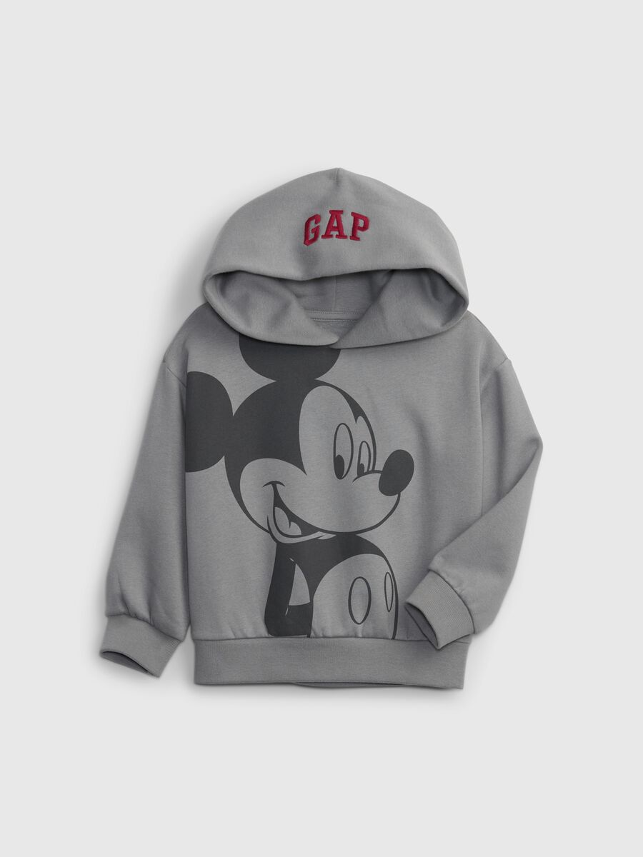 Sweatshirt with Disney Mickey Mouse print and logo embroidery Newborn Boy_0