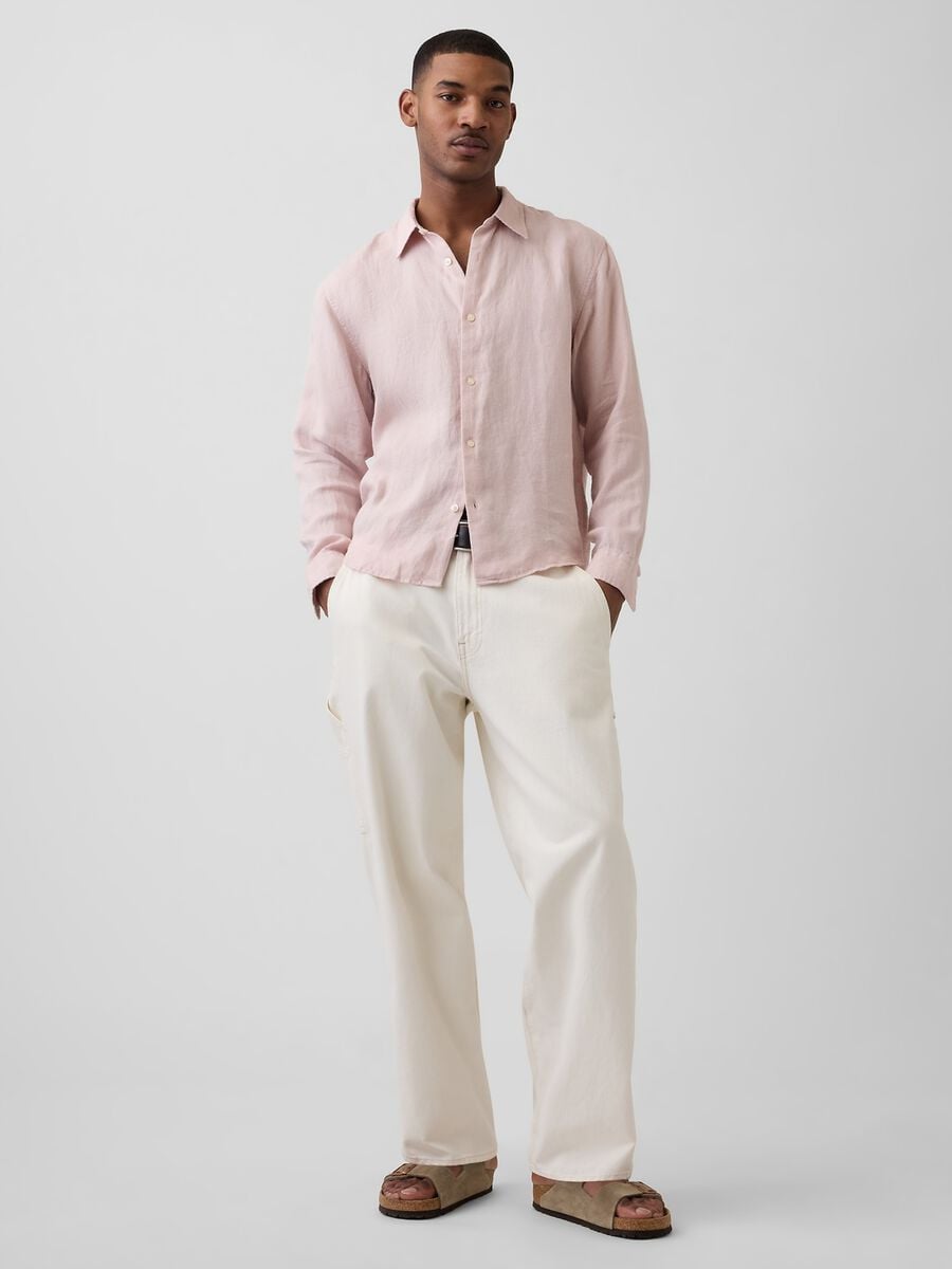 Pure Linen Shirt Man_2