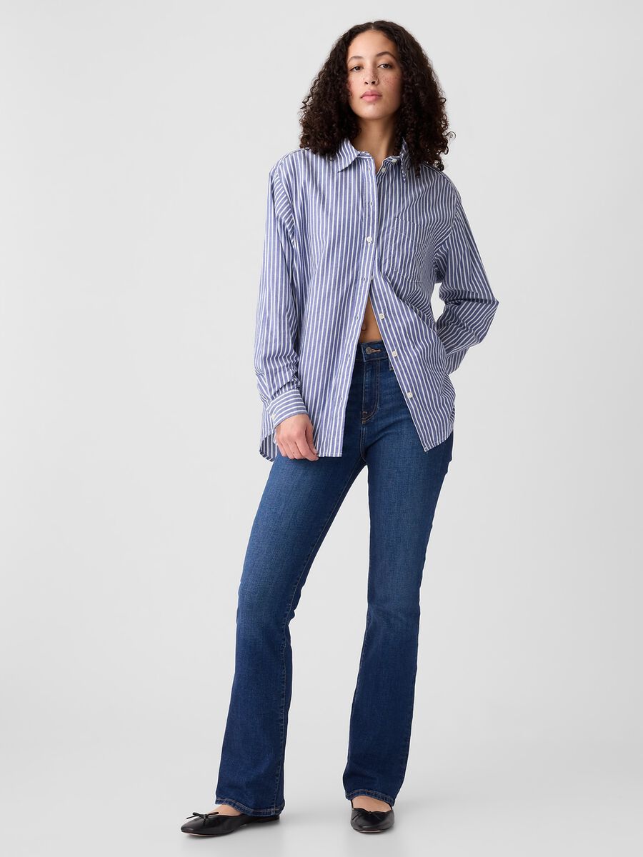 Jeans bootcut flare fit a vita alta Donna_0