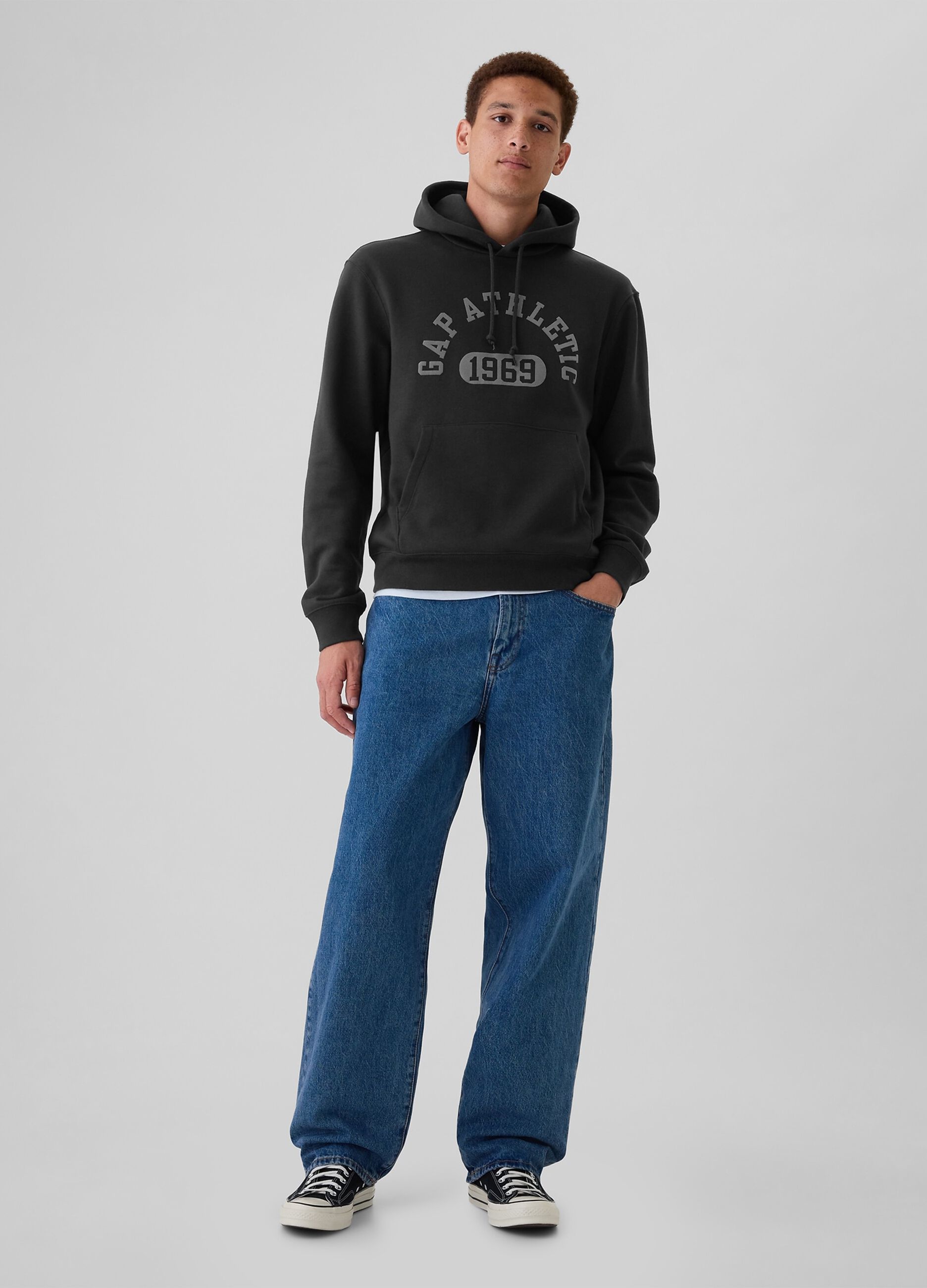 Full-zip con bande rigate ricamo logo Athletic_1