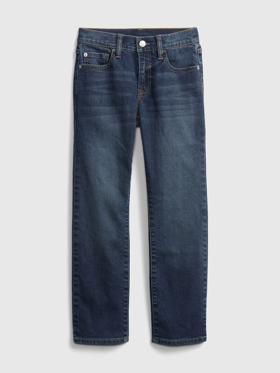 Jeans straight fit cinque tasche Bambino_2
