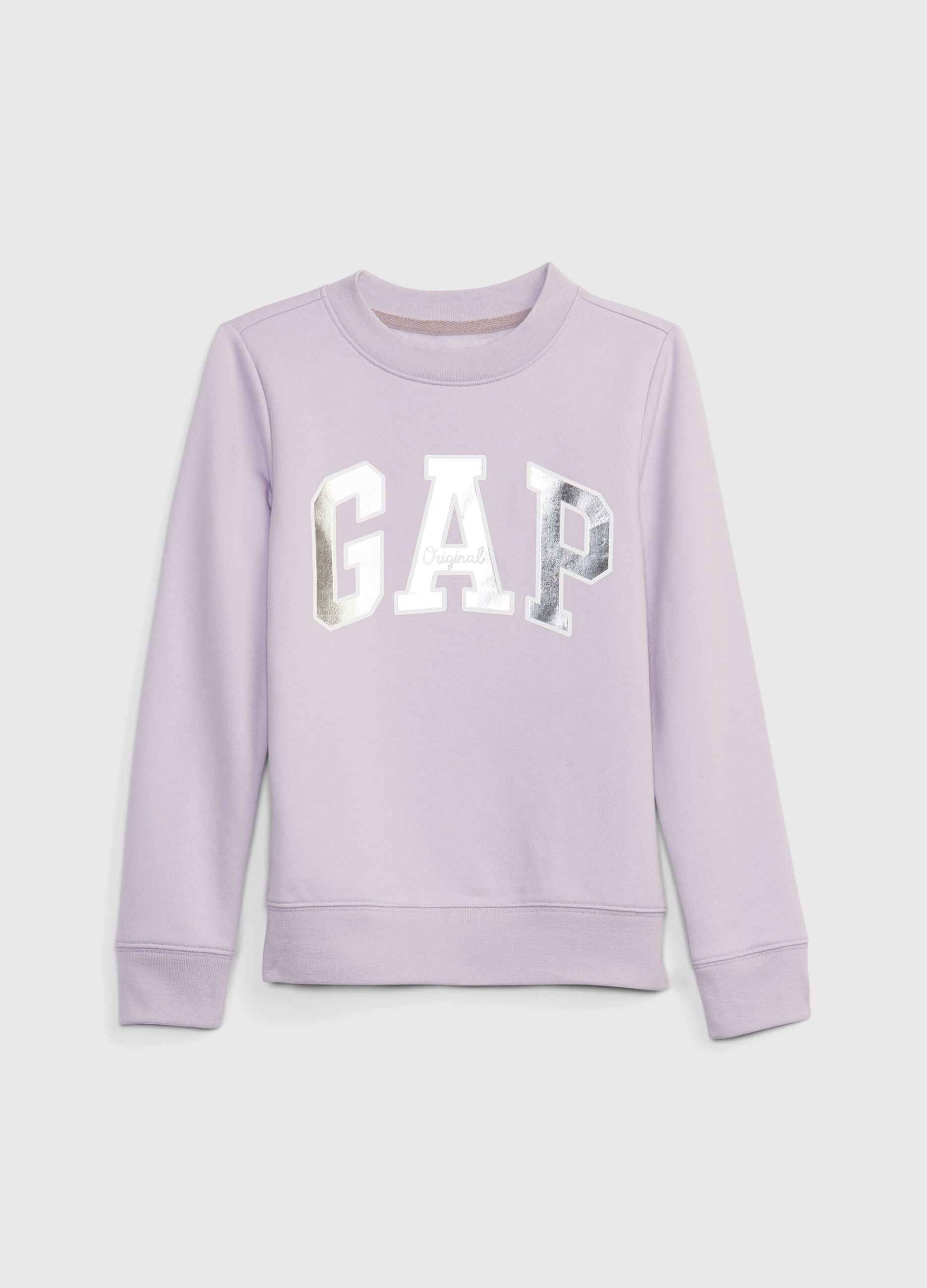 Sweatshirt with foil print