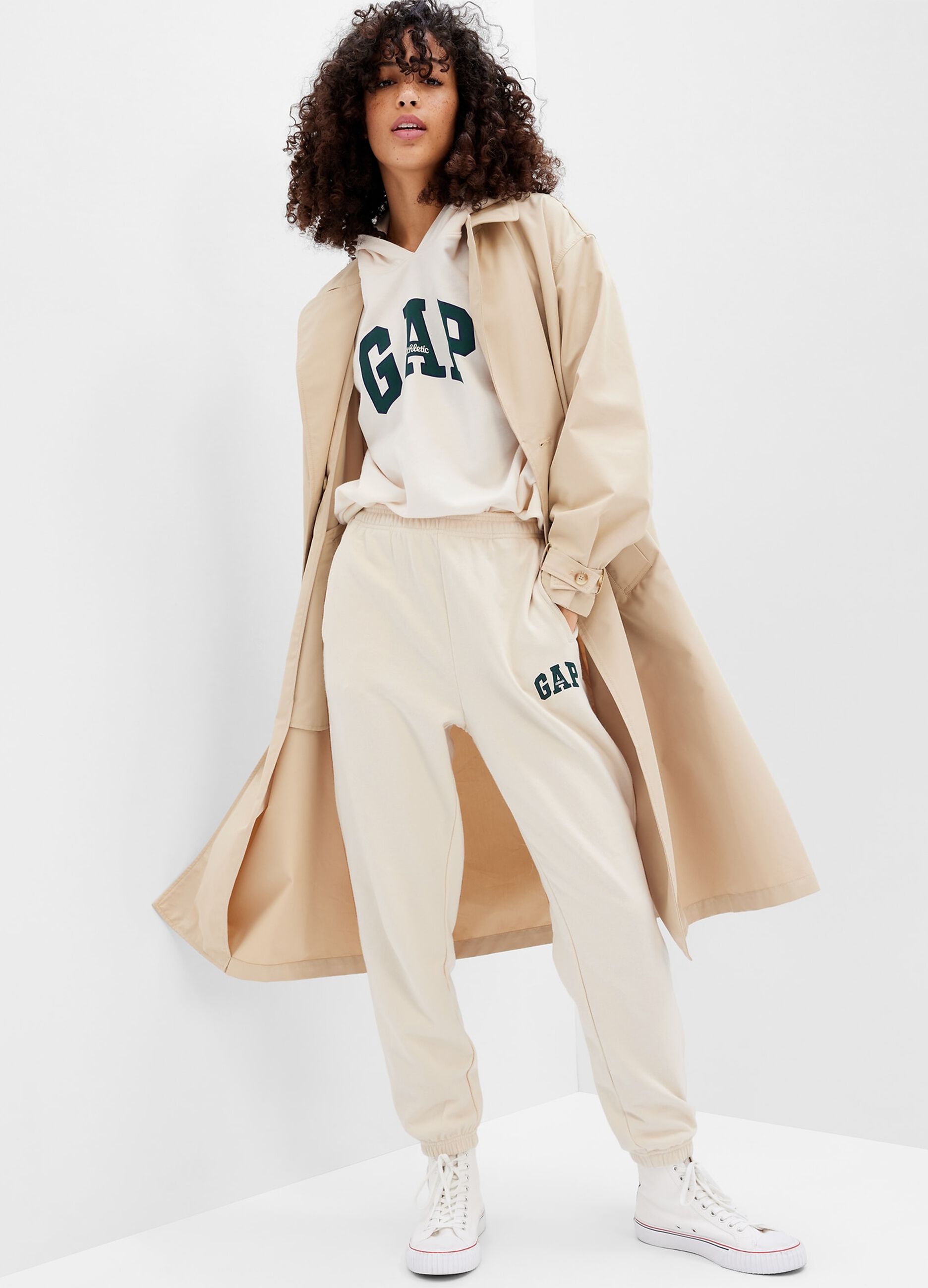 Joggers relaxed fit con stampa logo