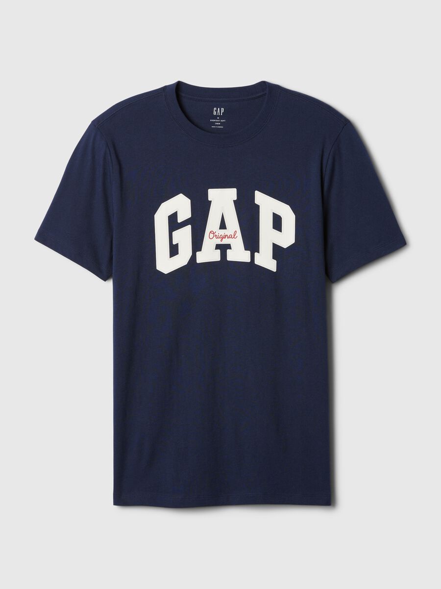 T-shirt blu con logo GAP Man_4