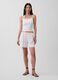 Shorts in misto lino e viscosa_0