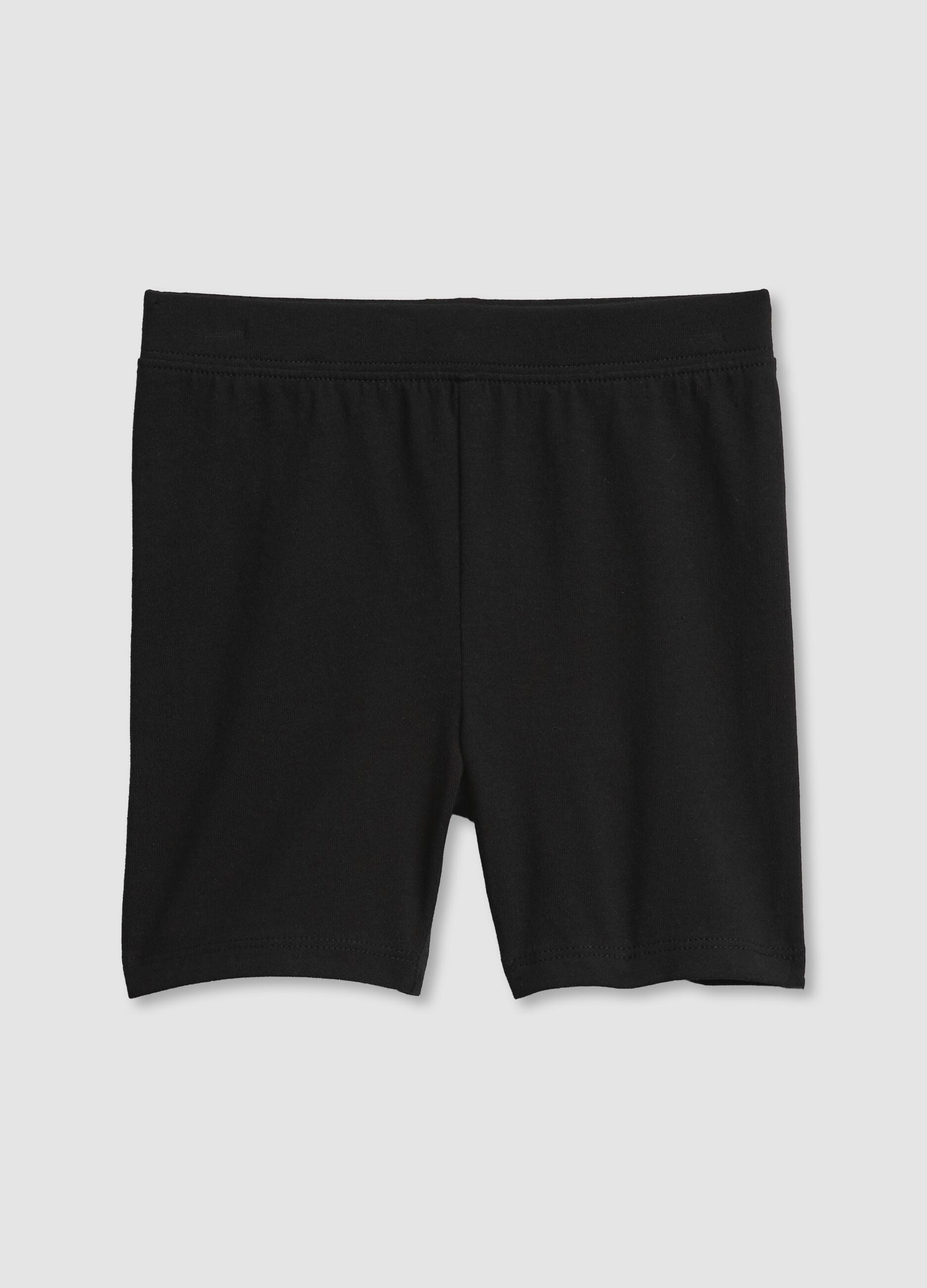 Shorts in cotone elasticizzato