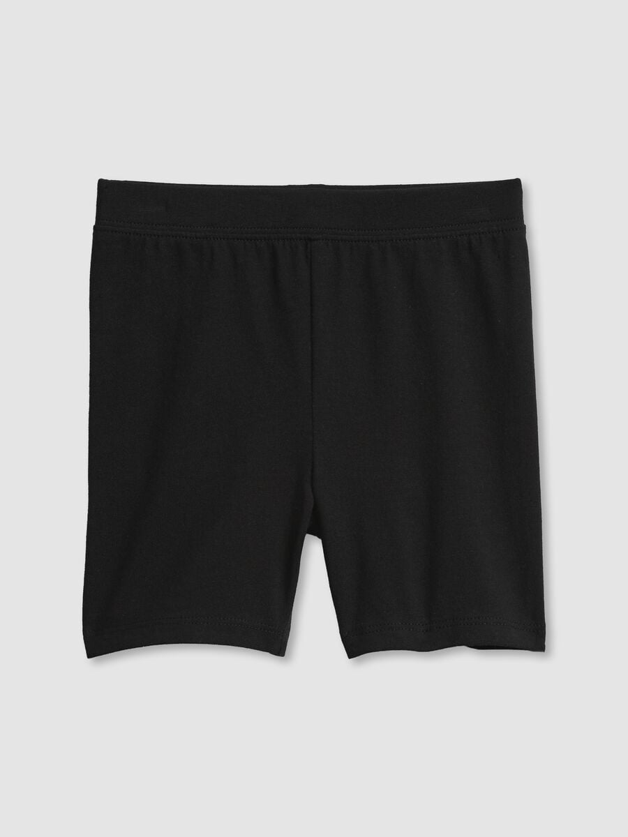 Shorts in cotone elasticizzato Bimba_0