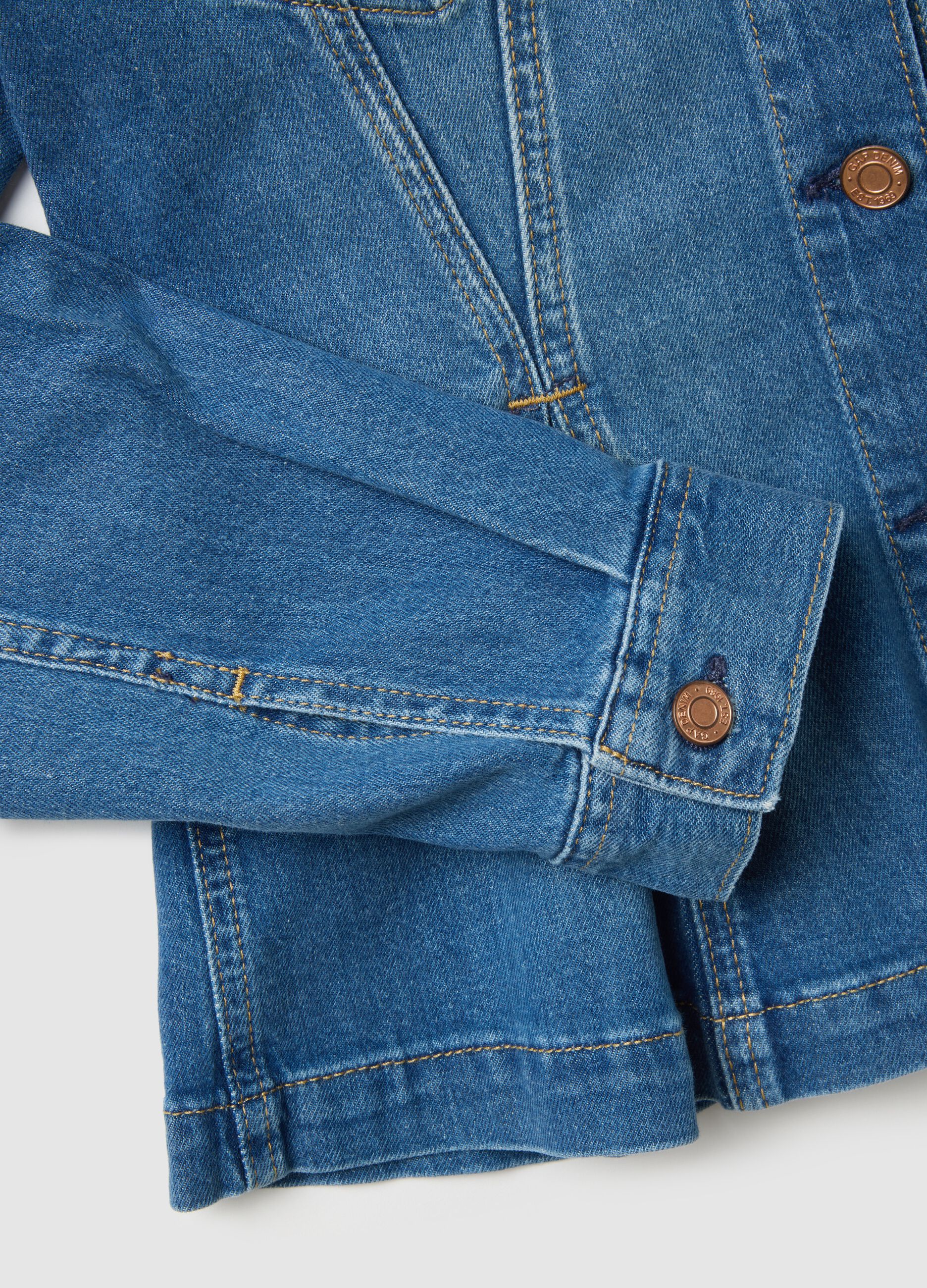 Stretch Denim Blue Jacket_2