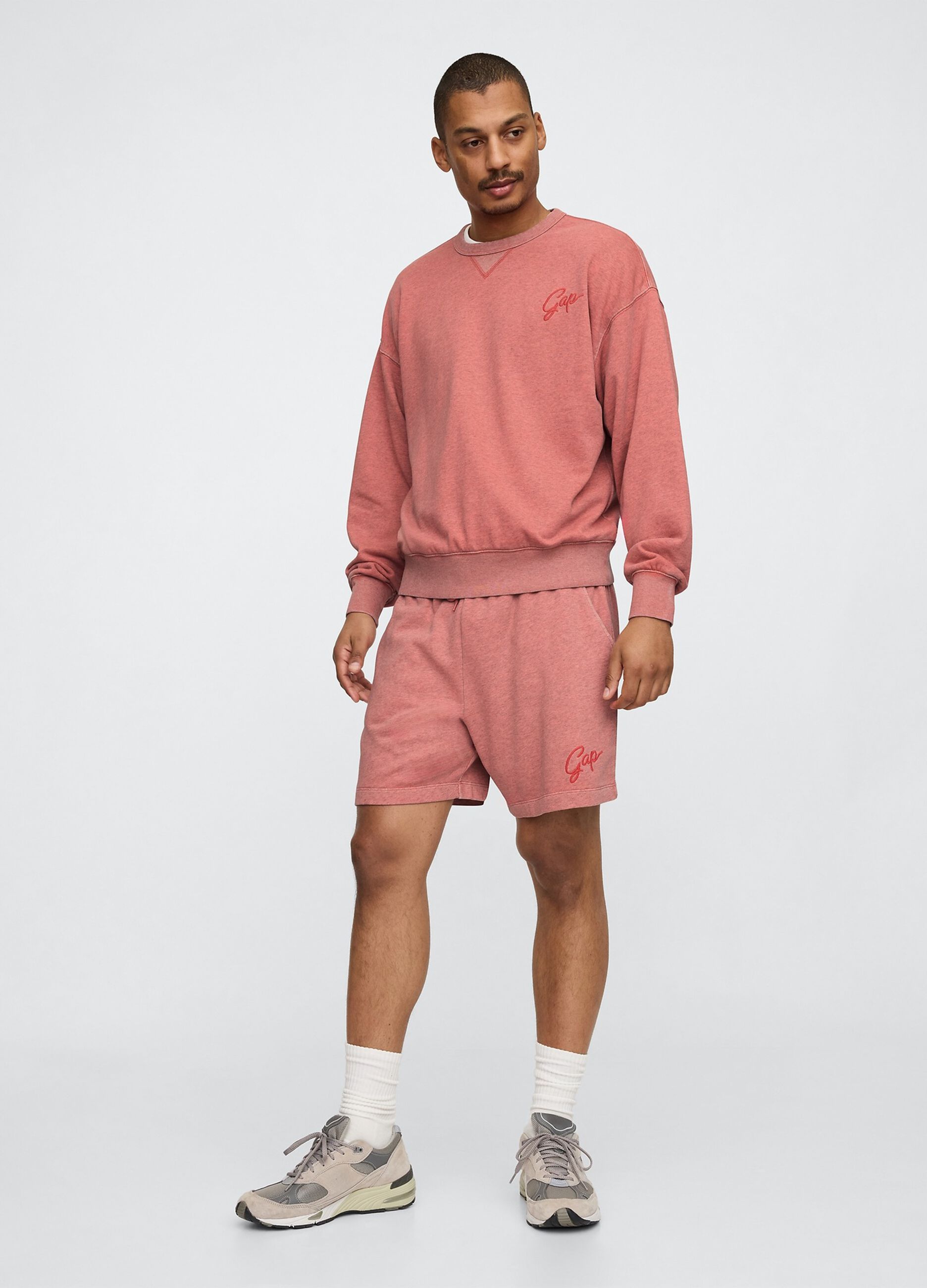 Shorts rosa Gap in misto cotone_3