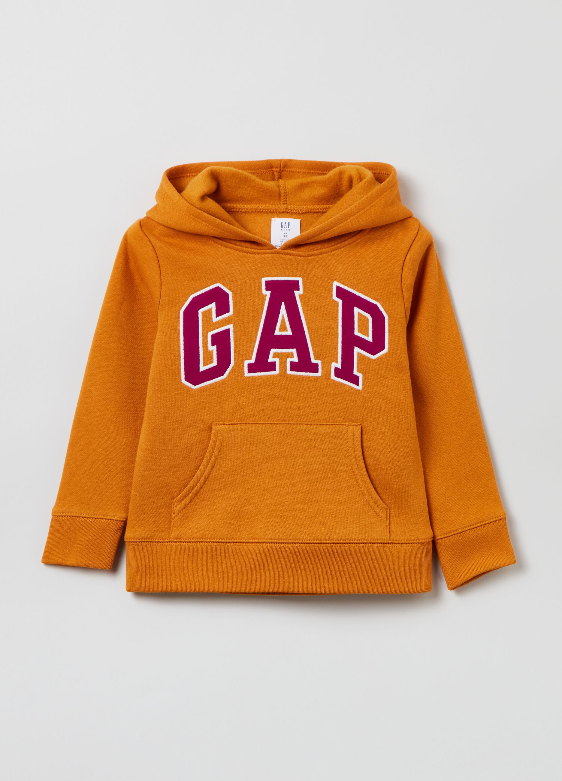 Hoodie with embroidered logo