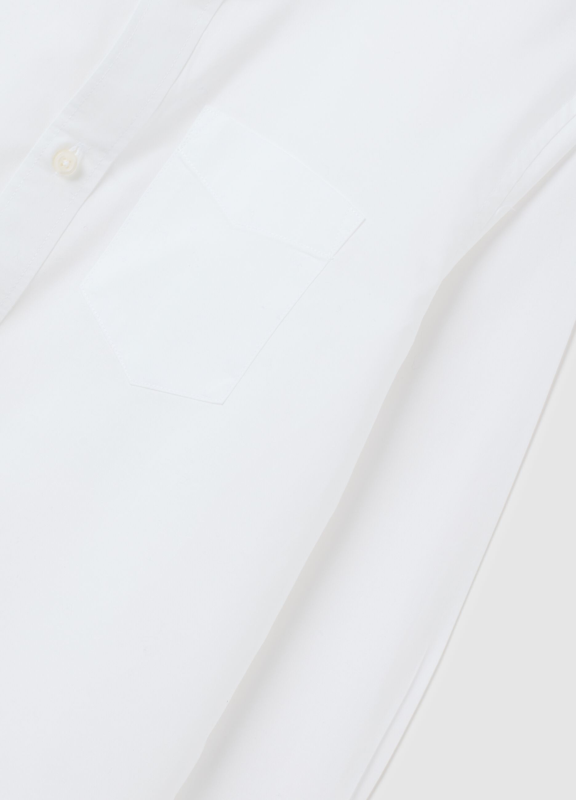 Camicia in cotone bio con tasca_5