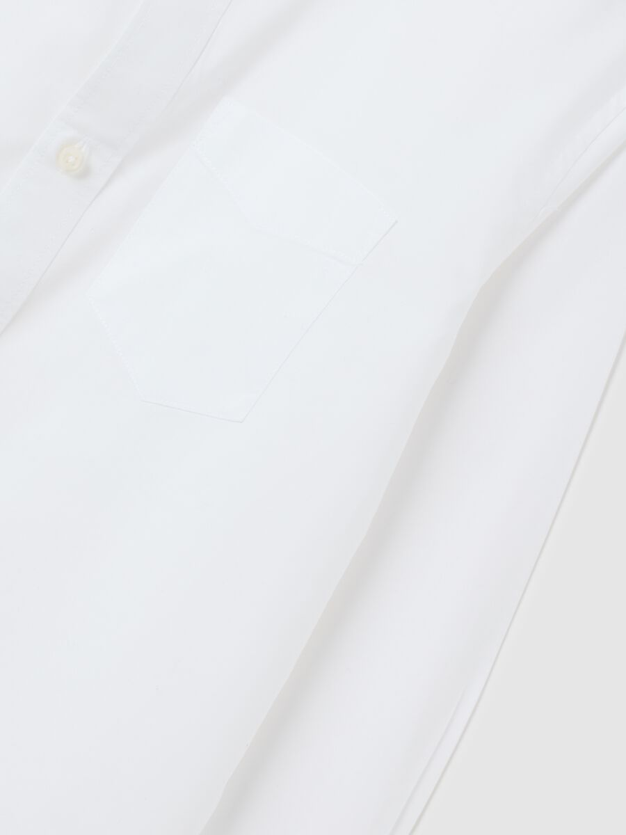 Camicia in cotone bio con tasca Bambino_5