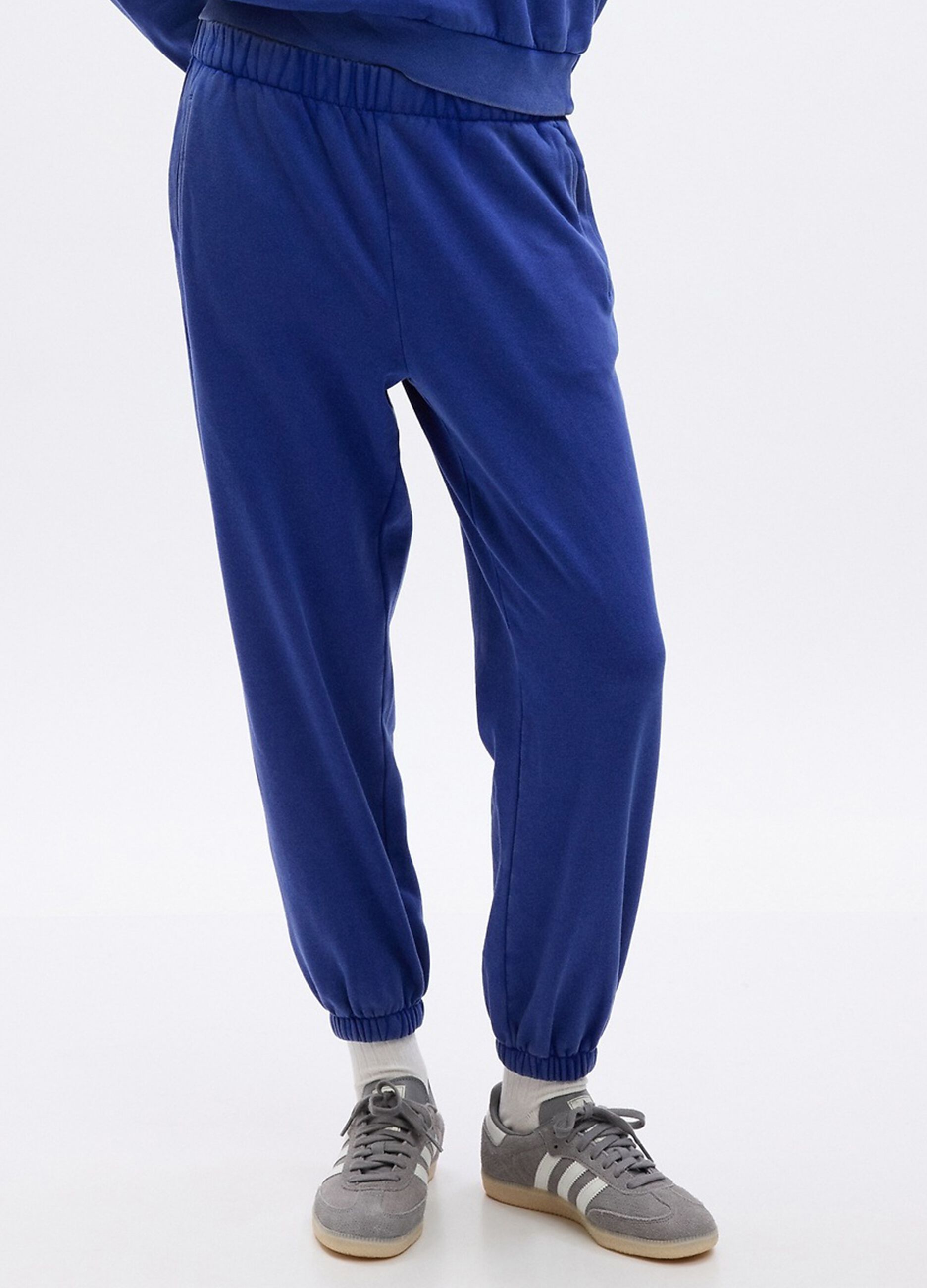 Joggers in felpa a vita alta_2