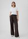 Pantalone pied de poule a vita alta_0
