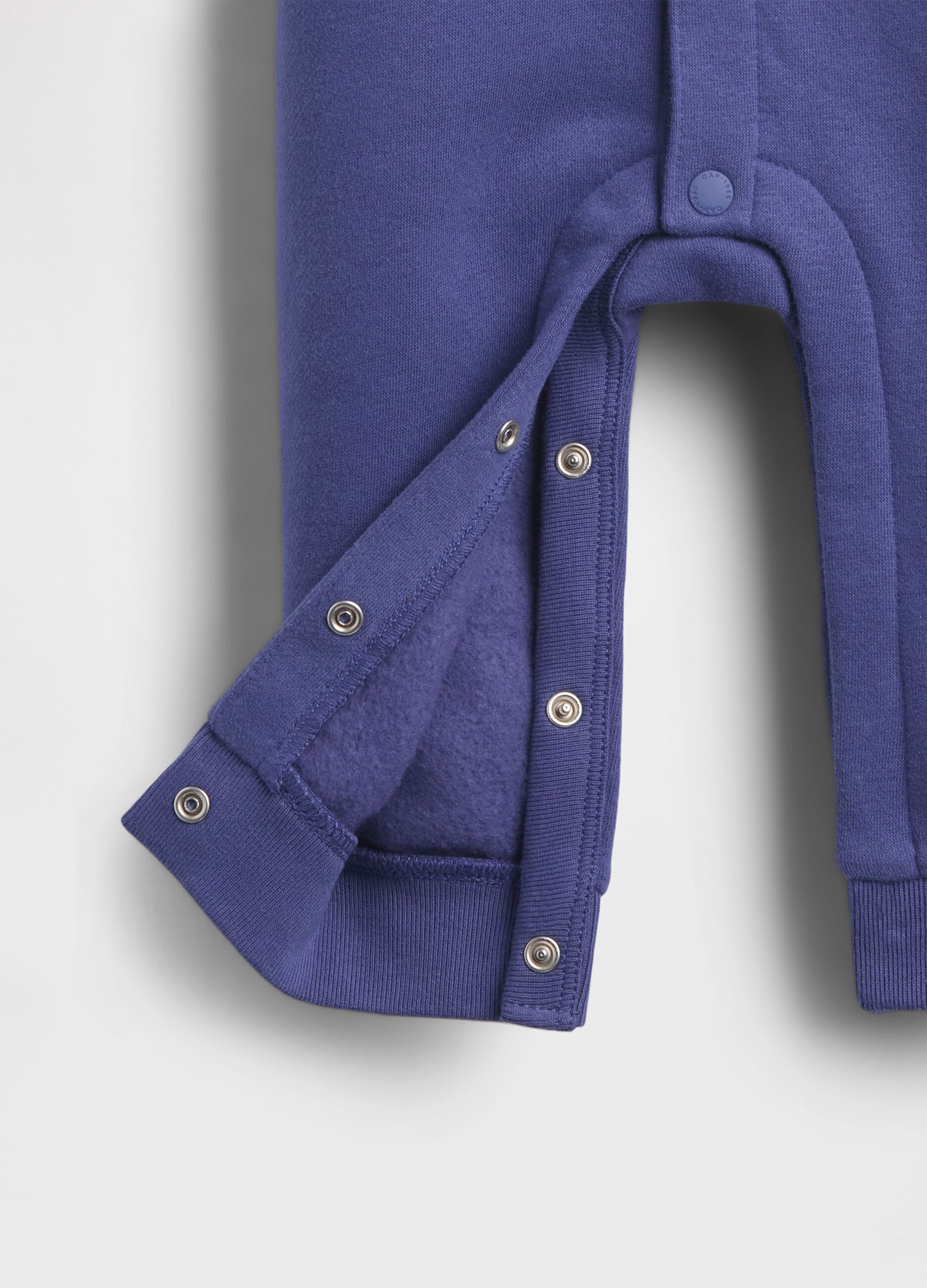 Tutina blu in misto cotone per neonato_3