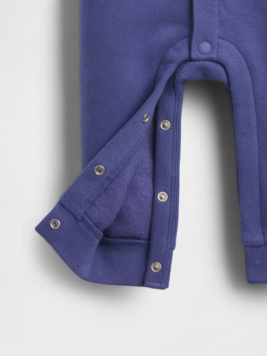 Tutina blu in misto cotone per neonato Neonato_3