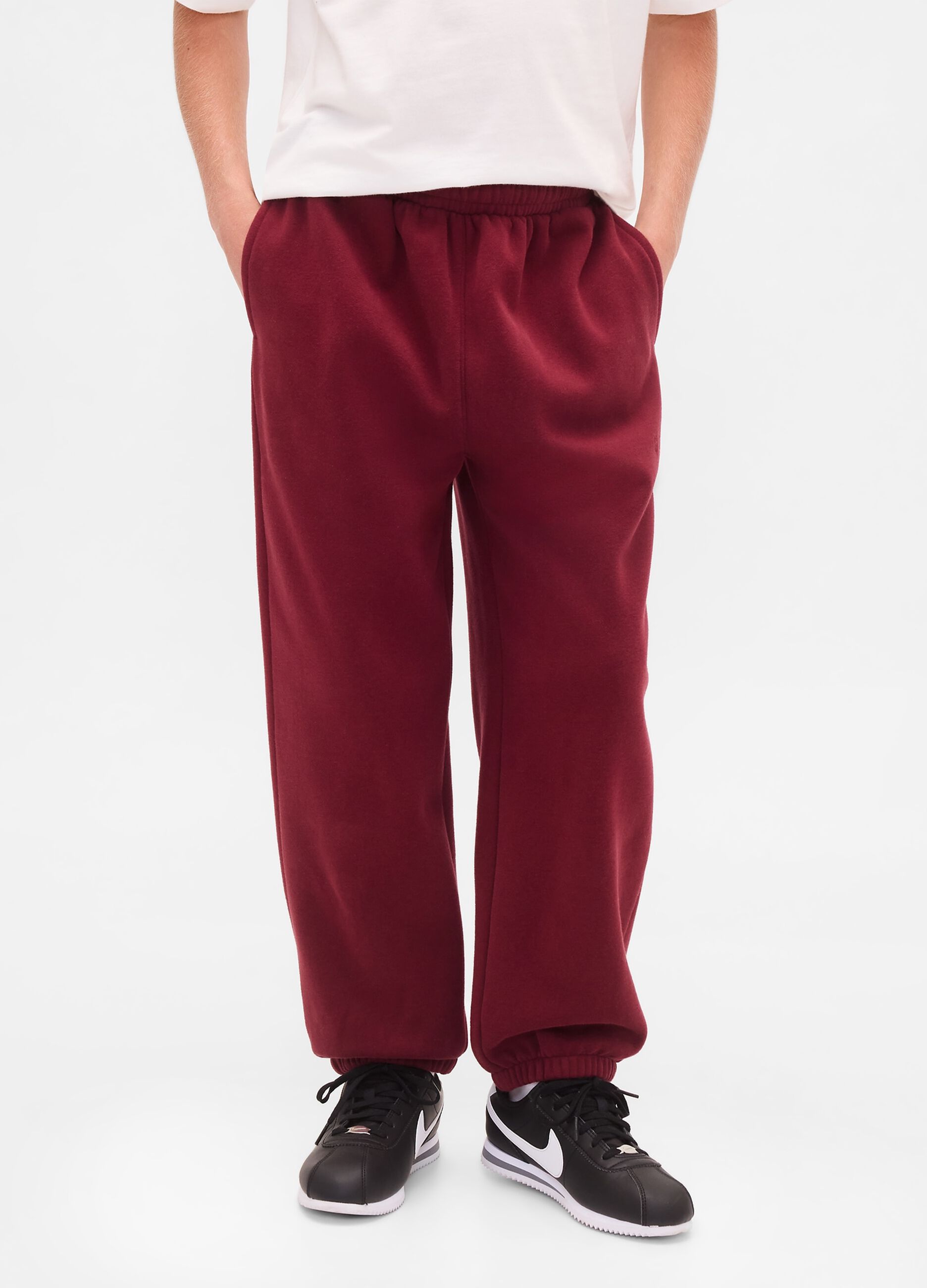 Pantaloni jogger rossi per ragazzo