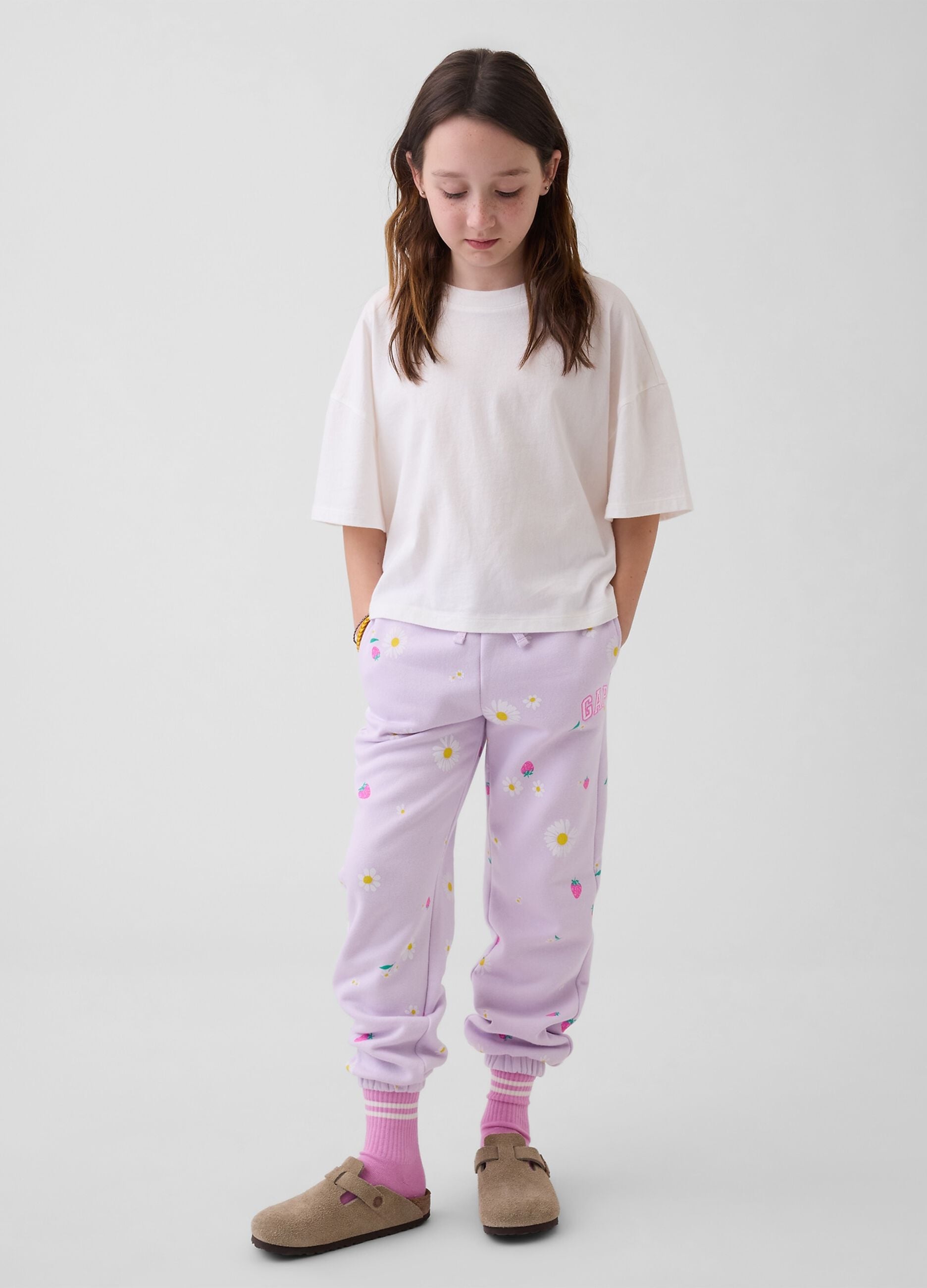 Joggers in misto cotone con logo GAP