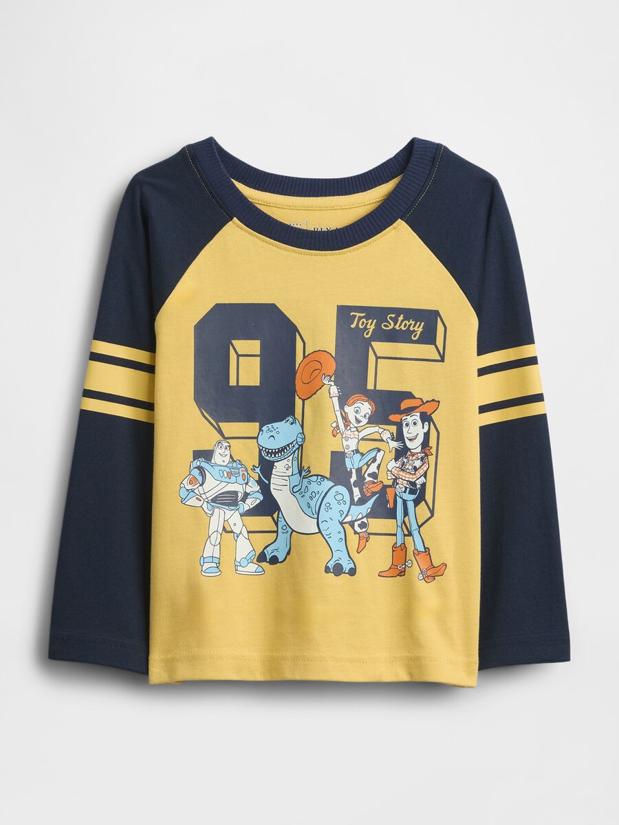Maglietta a maniche lunghe gialla con grafica Toy Story Bimbo_0