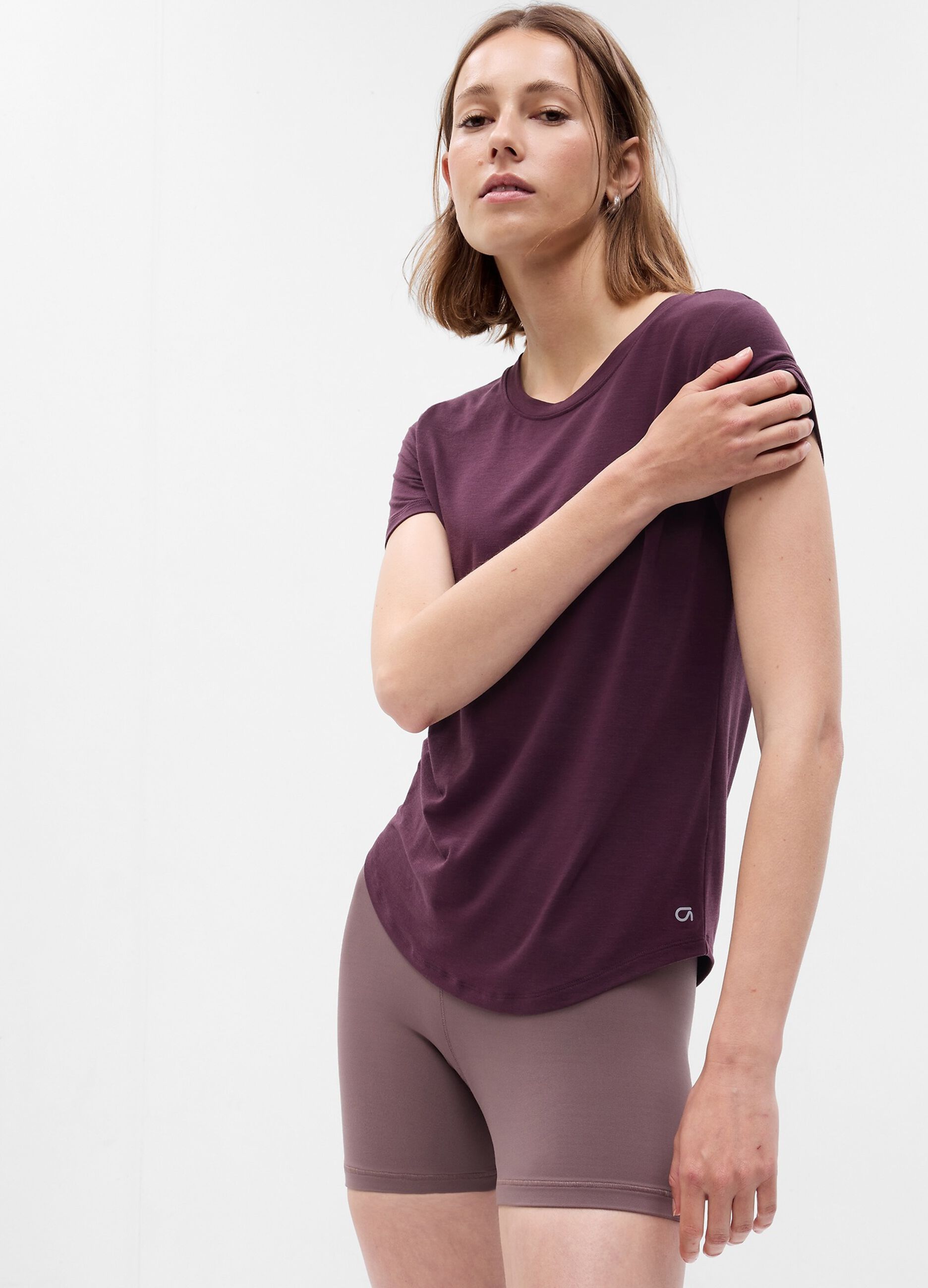T-shirt in tessuto traspirante