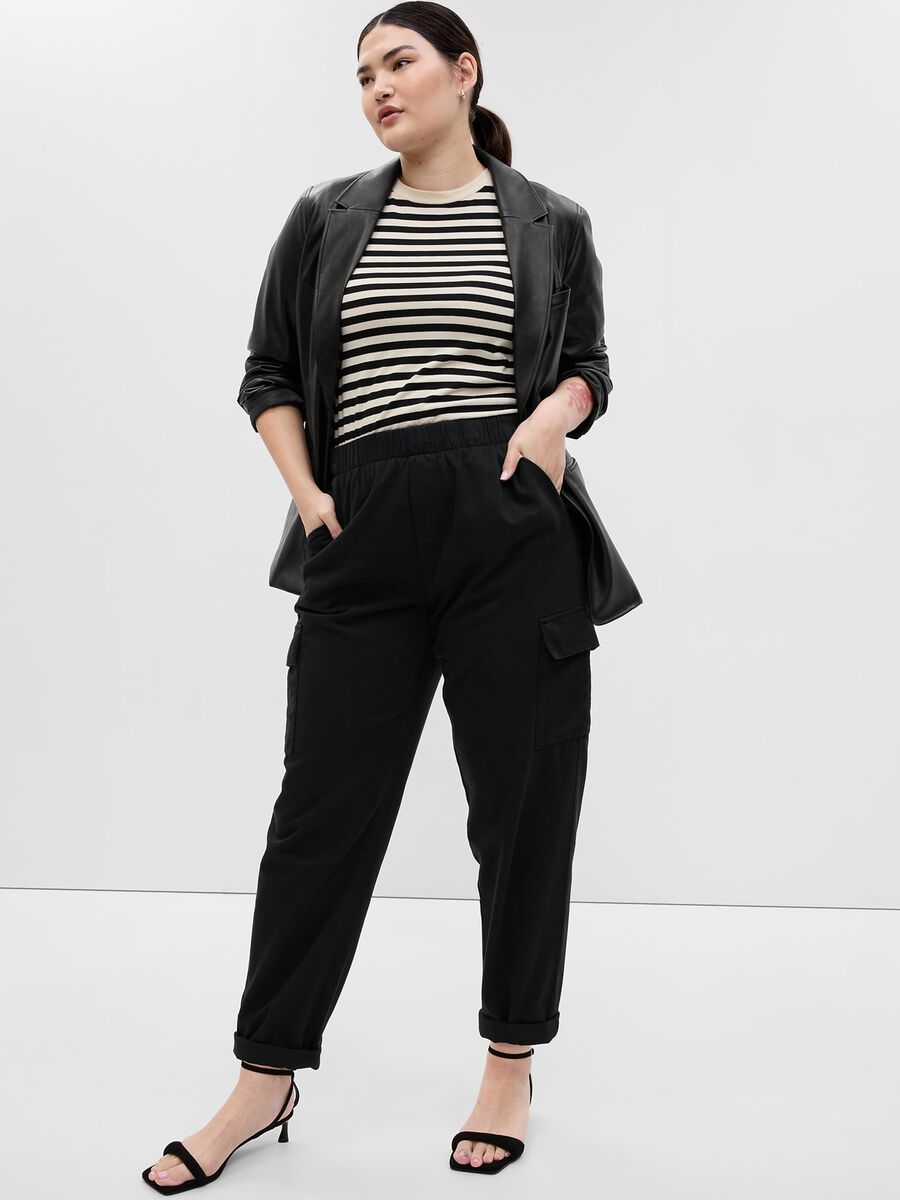 Joggers cargo in twill Donna_3