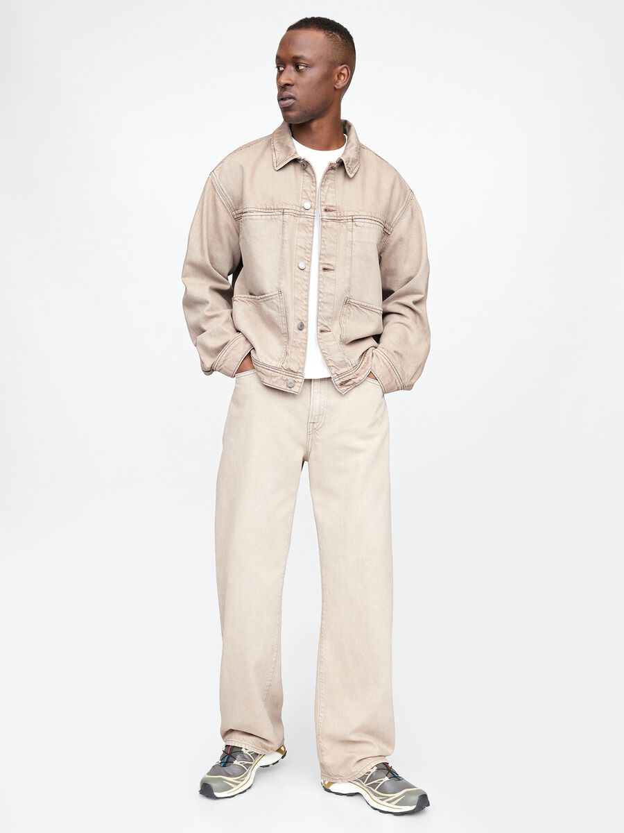 Giacca denim beige Gap Uomo_2