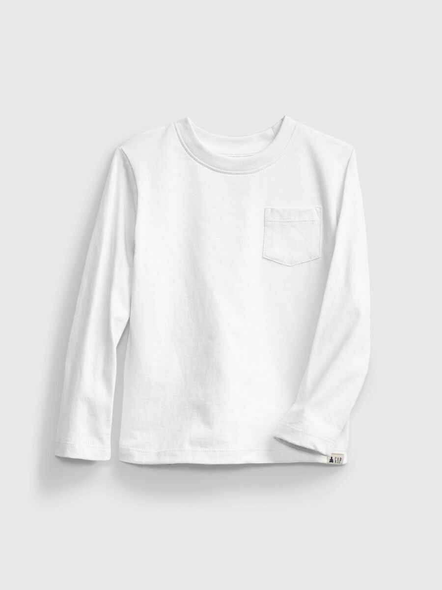 Long-sleeved T-shirt with pocket Toddler Boy_0