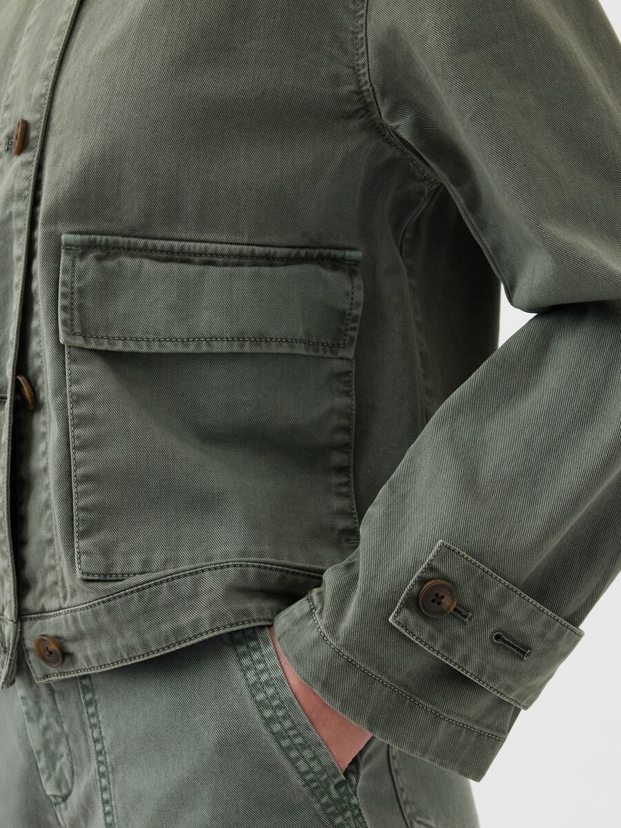 Shacket utility in cotone Donna_4