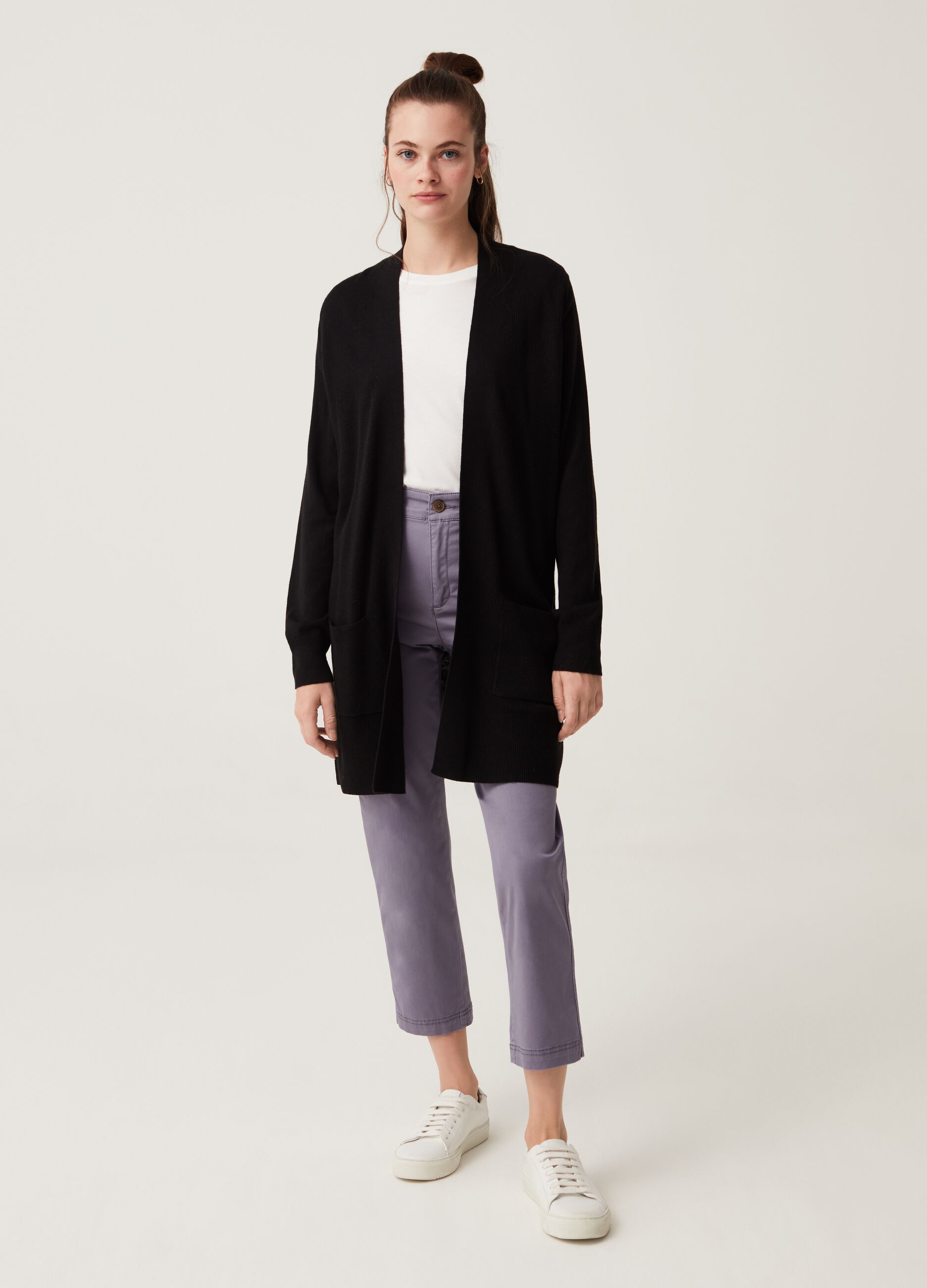 Long cardigan with pockets_1