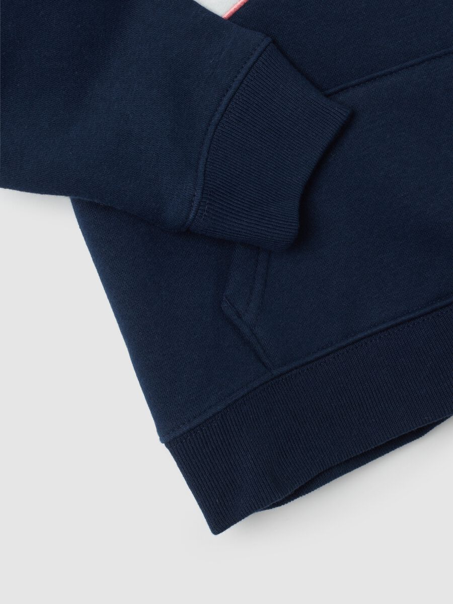 Felpa con cappuccio e patch logo Bimba_3