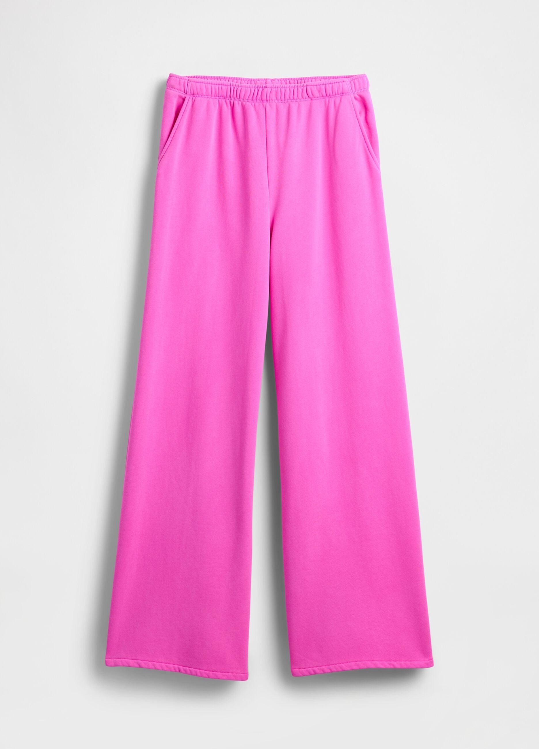 Pantaloni rosa ampi palazzo_4
