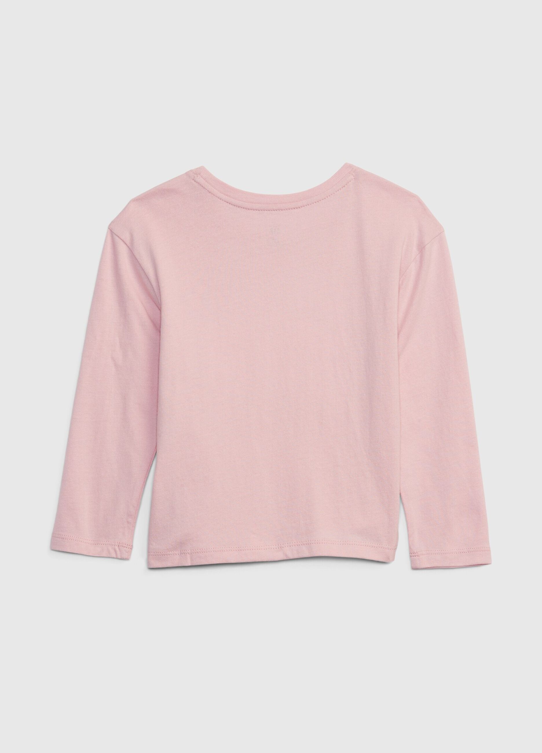 T-shirt con logo bouclé_1