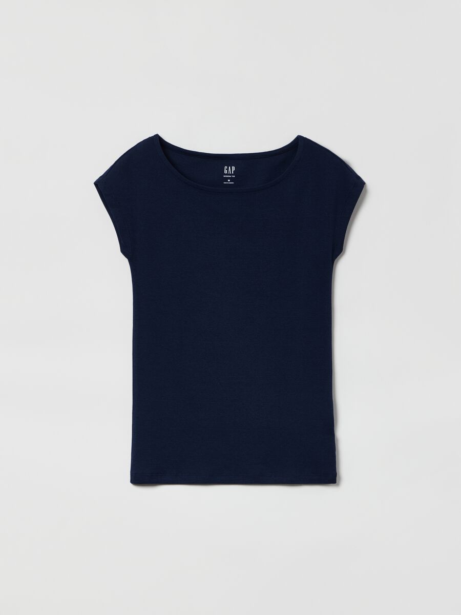 T-shirt con scollo a barchetta Donna_1