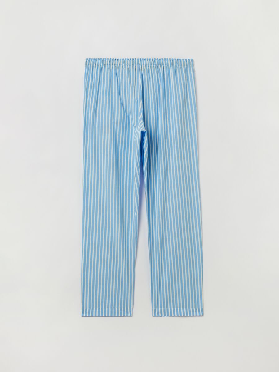 Pantalone pigiama lungo a righe Uomo_2