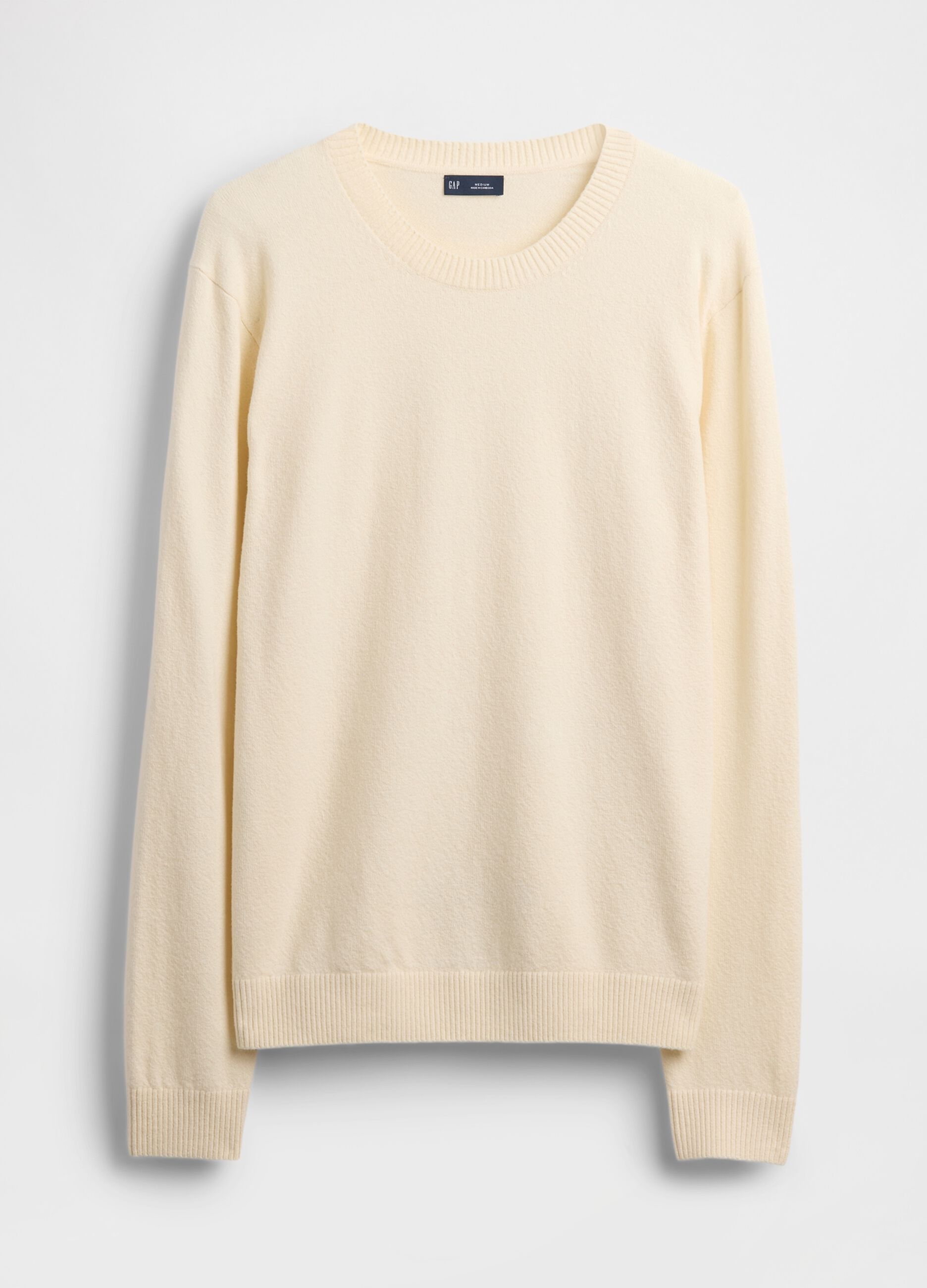 Pullover beige in misto cotone