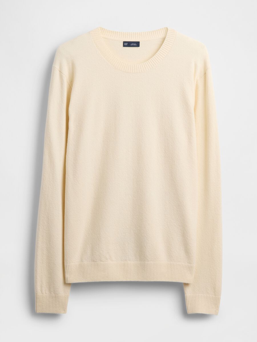 Pullover beige in misto cotone Uomo_3