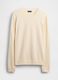 Pullover beige in misto cotone_3