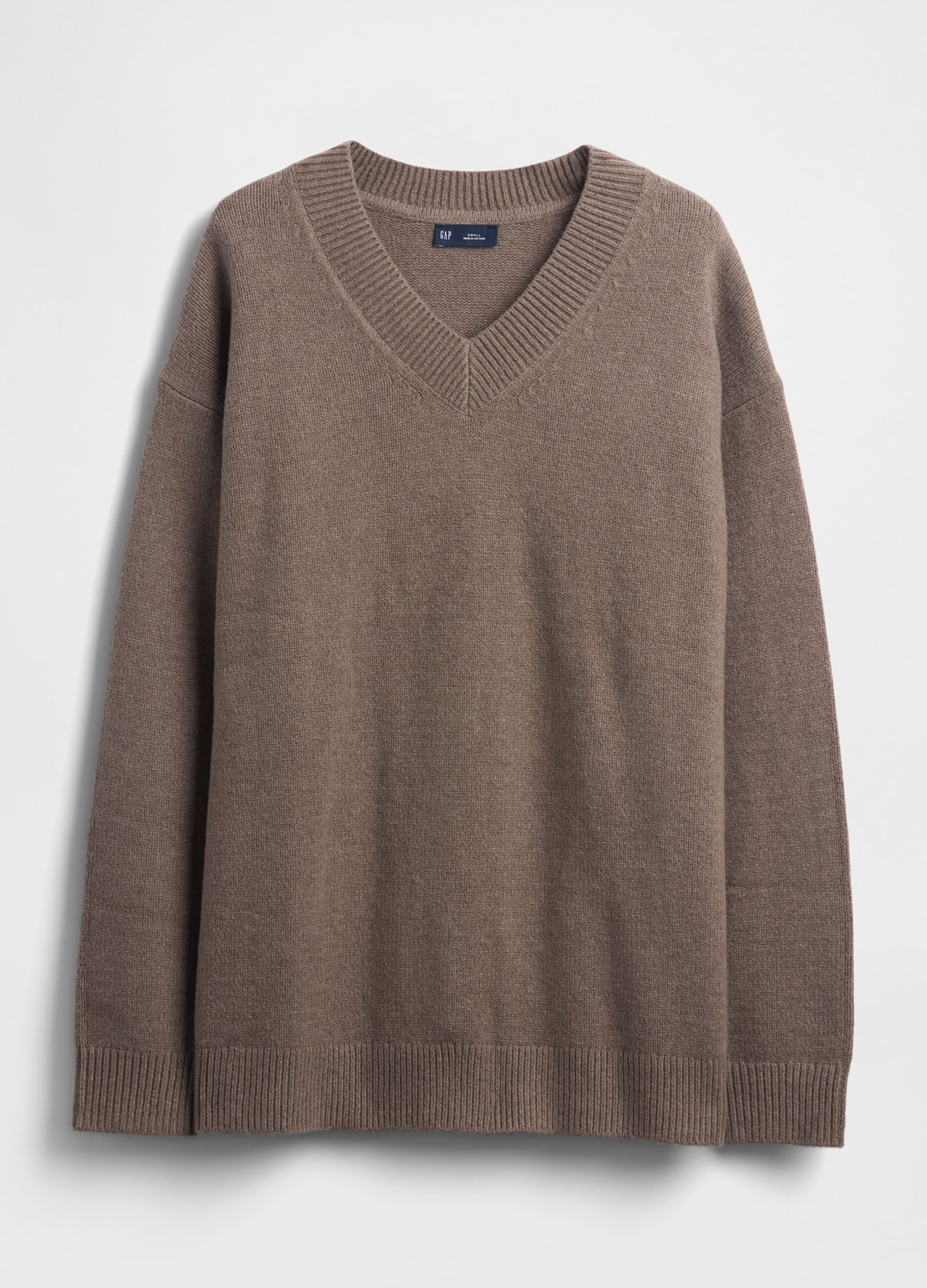 Maglione marrone in misto cotone