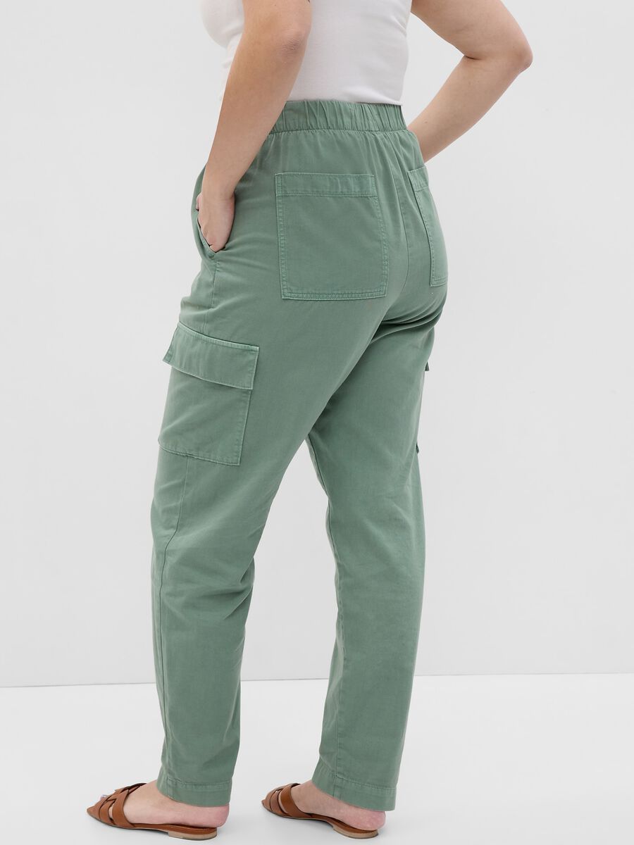 Joggers cargo in twill Donna_4