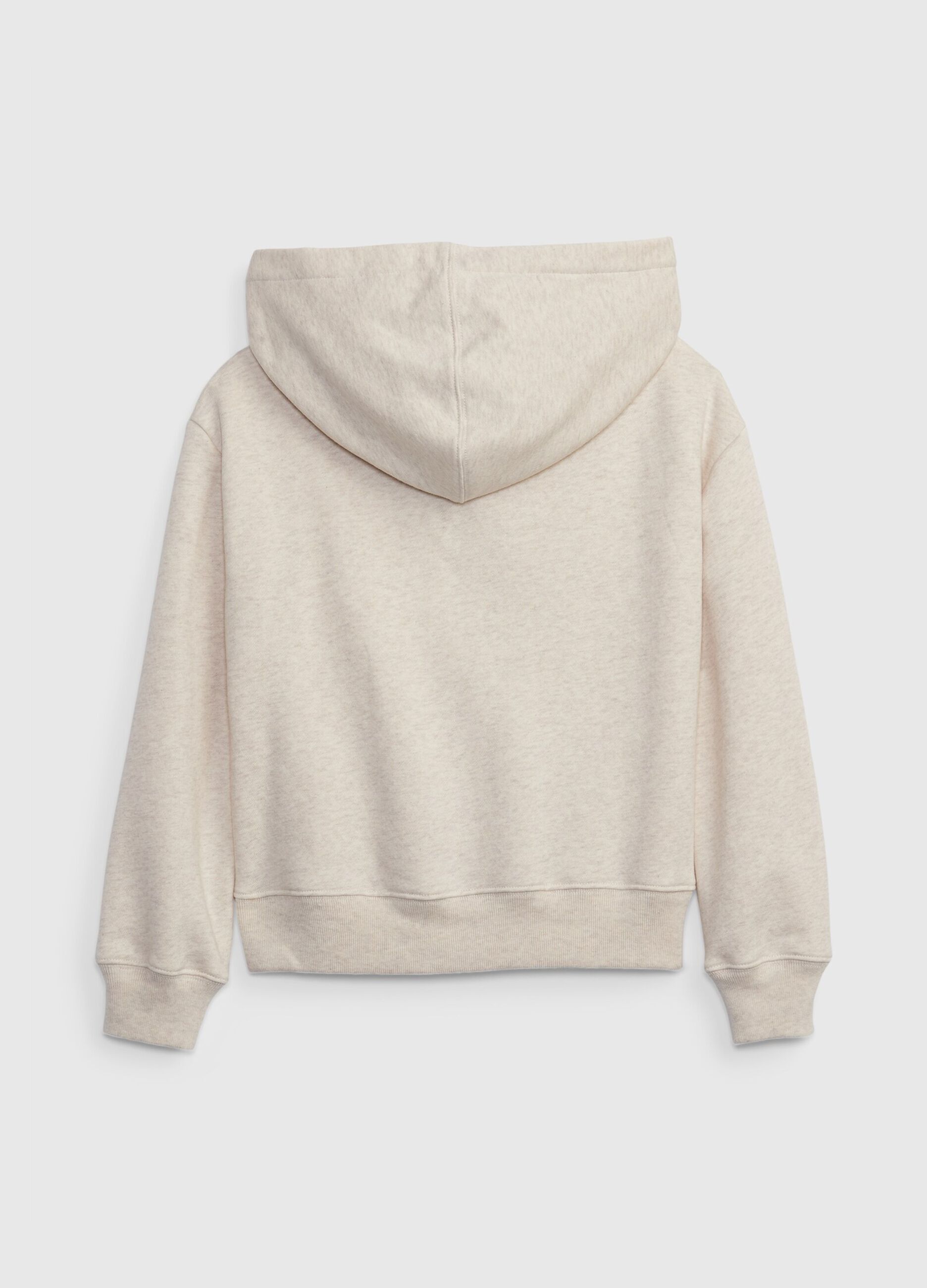Full-zip sweatshirt with sequinned logo_1