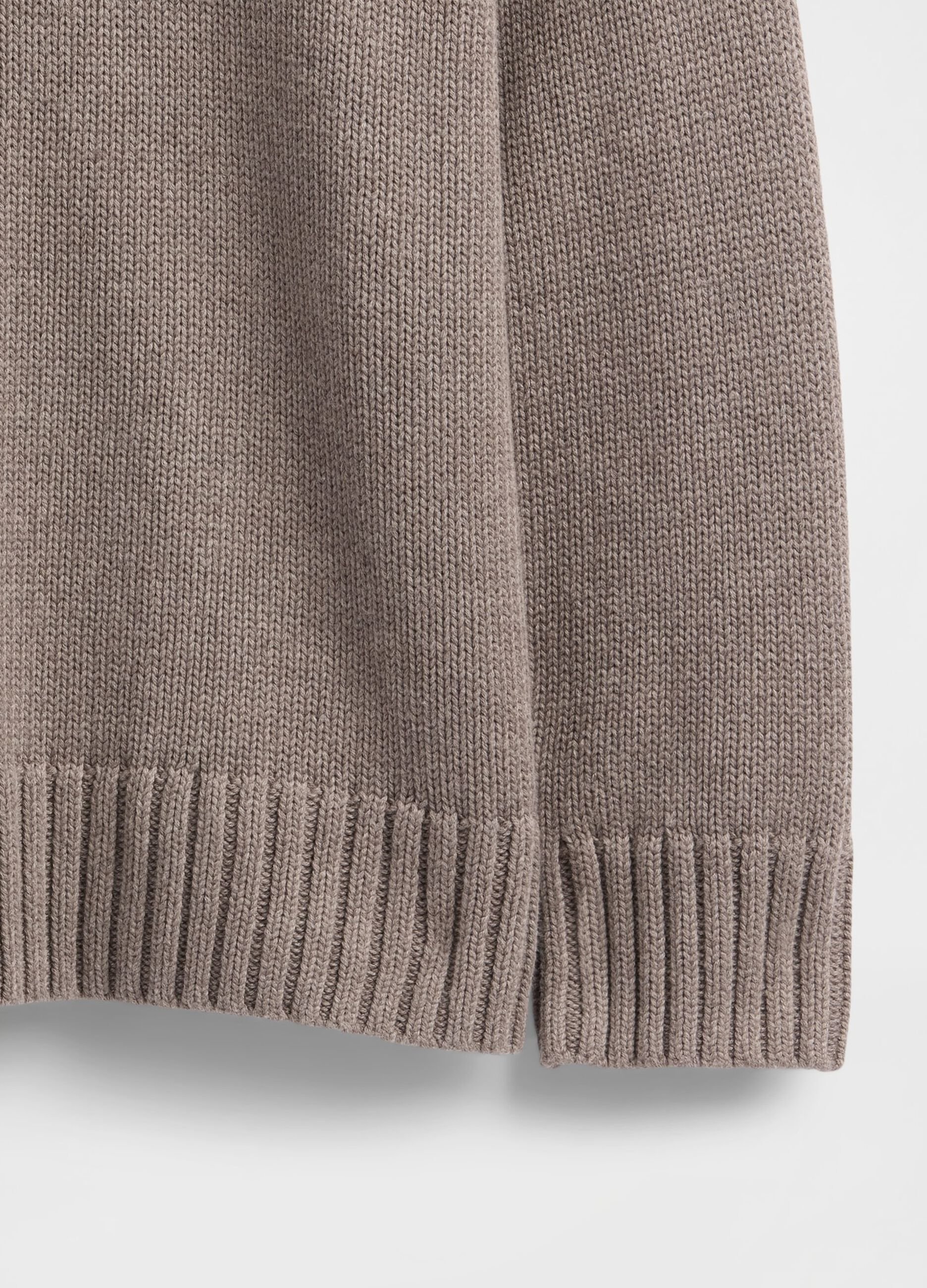Maglione taupe in cotone
